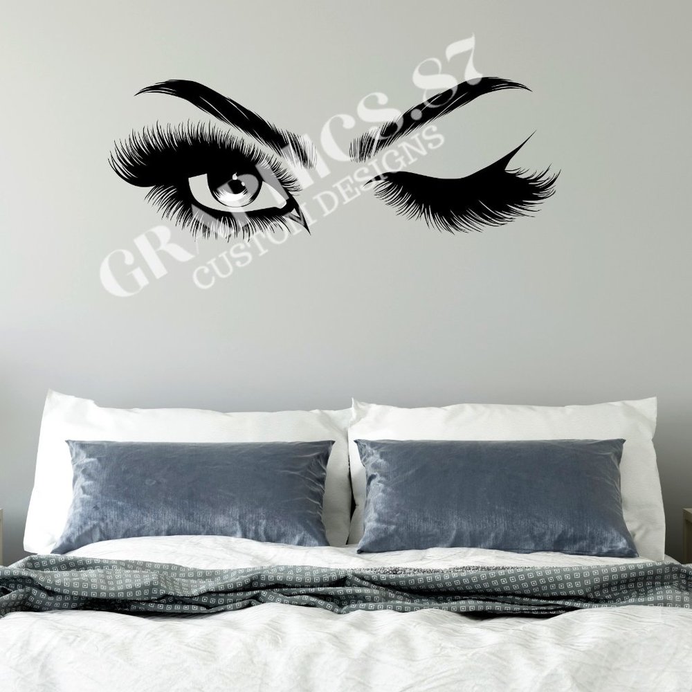 Eyelash wall design
